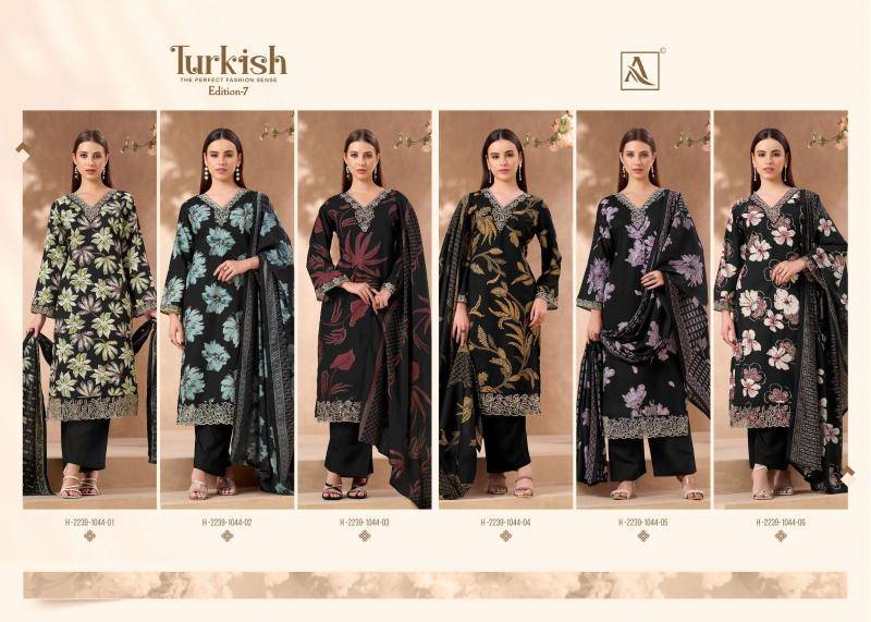 Alok suits turkish edition 7 Printed dress material wholesale